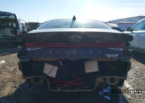 2021 Hyundai Elantra Sel из США, поврежденный, VIN 5NPLN4AG0MH028701